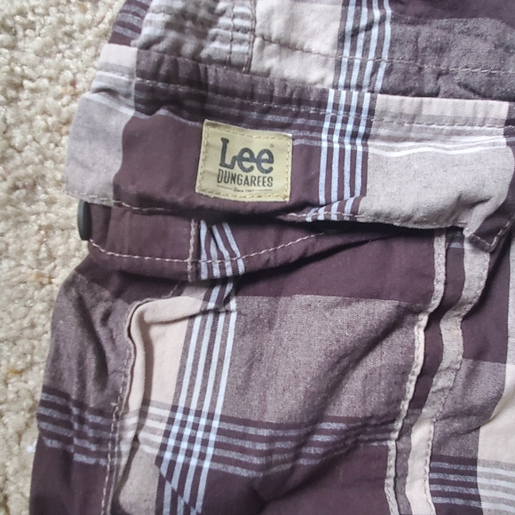 Mens Lee Dungaree Cargo Shorts - Picture 2 of 5